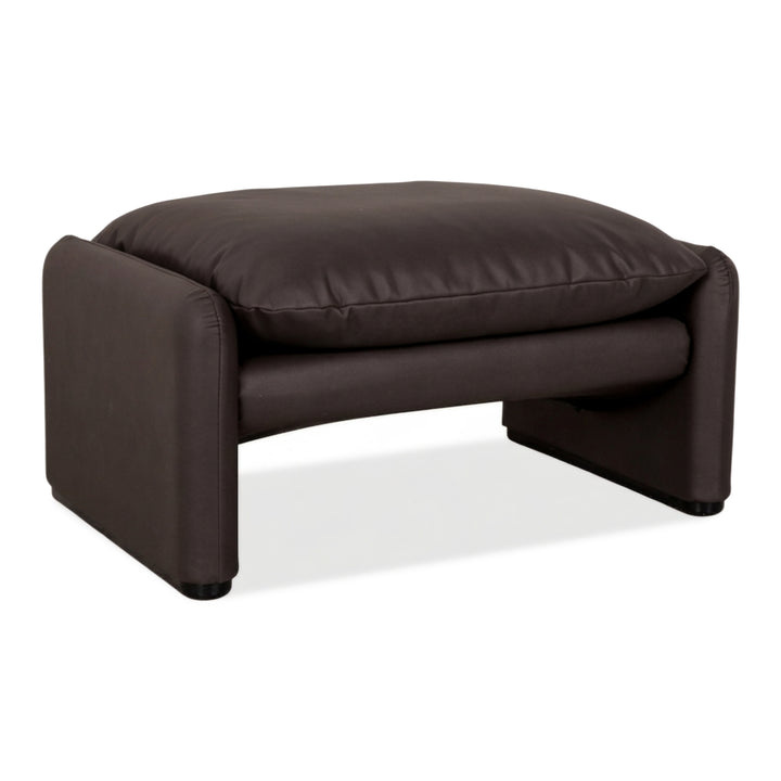 Cassina Maralunge veganes Leder GAVIN 105 Hocker Mokka