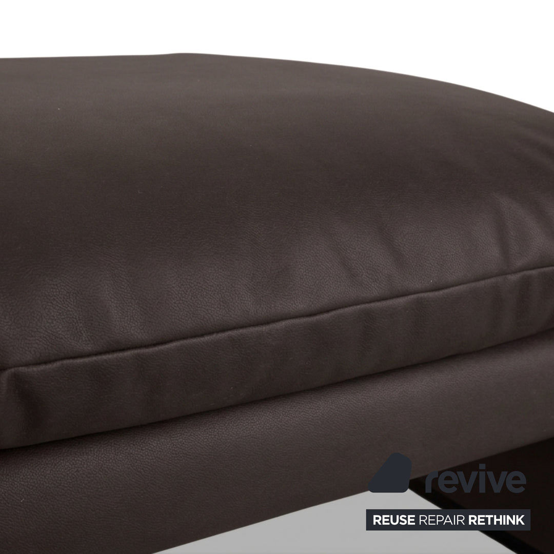Cassina Maralunge veganes Leder GAVIN 105 Hocker Mokka