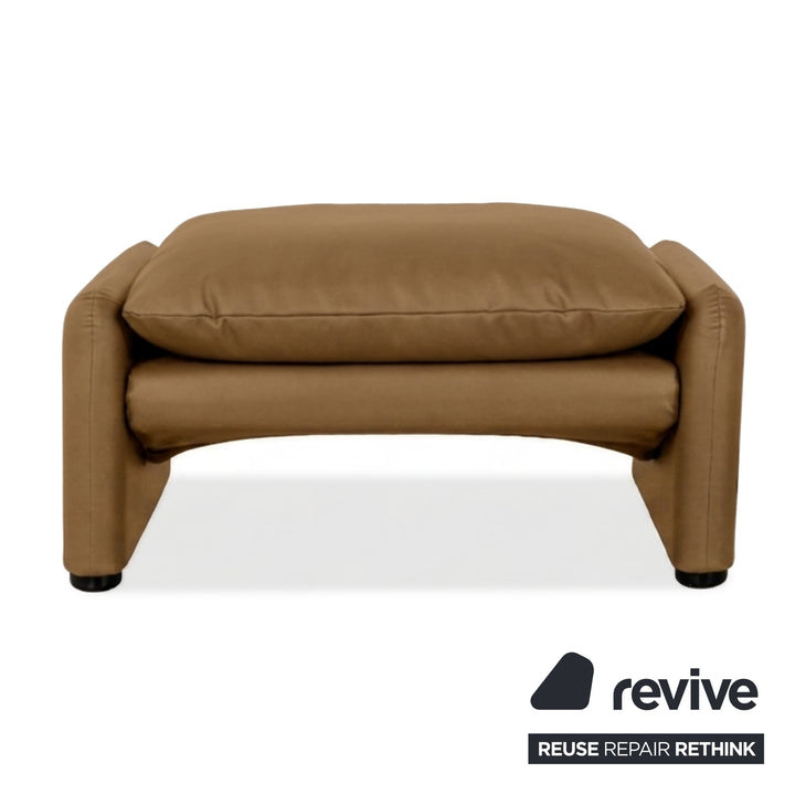 Cassina Maralunge veganes Leder GAVIN 106 Hocker Gelb