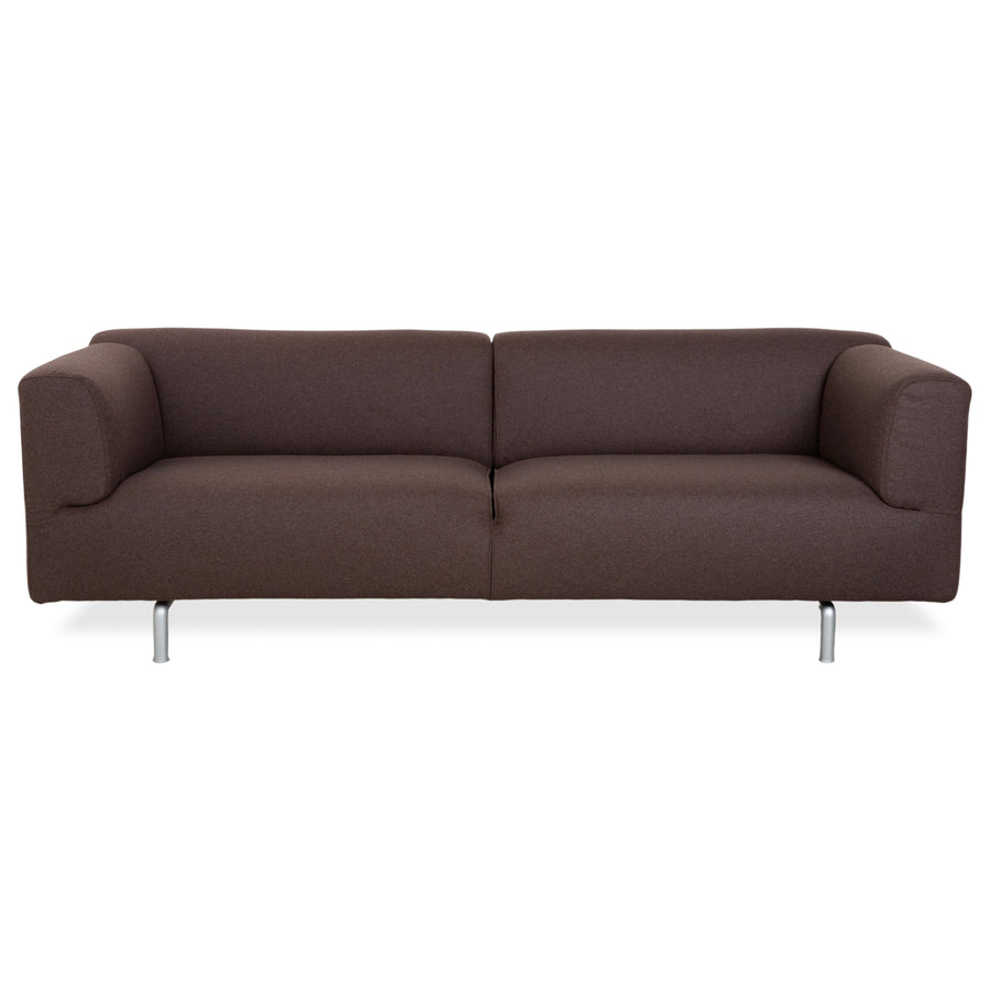 Cassina Met 250 Stoff Dreisitzer Braun Filz Wolle Couch Neubezug