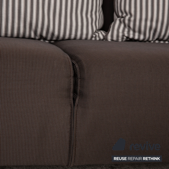 Cassina Met 250 Stoff Dreisitzer Grau Sofa Couch