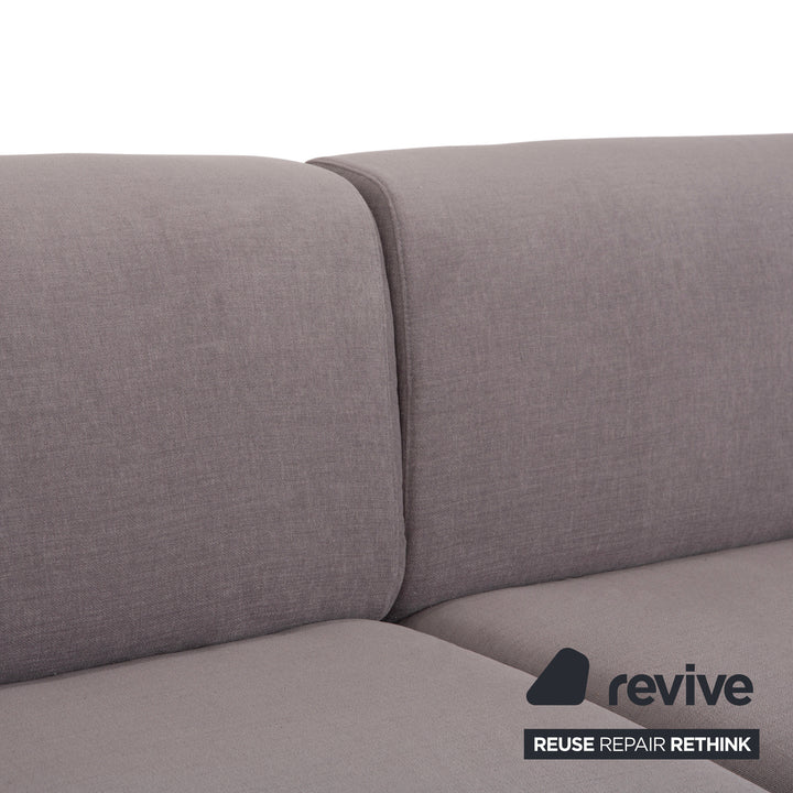 Cassina Met 250 Stoff Dreisitzer Grau Taupe Sofa Couch Neubezug