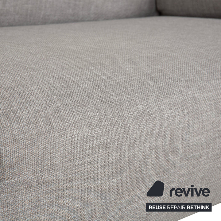 Cassina Met 250 Stoff Dreisitzer Hellgrau Sofa Couch Neubezug