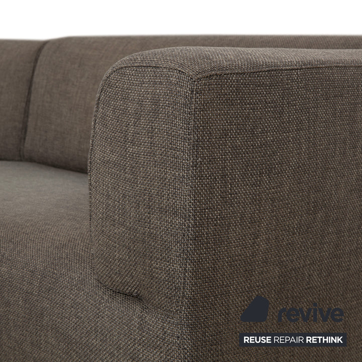 Cassina Met 250 Canapé d'angle en tissu Gris Canapé
