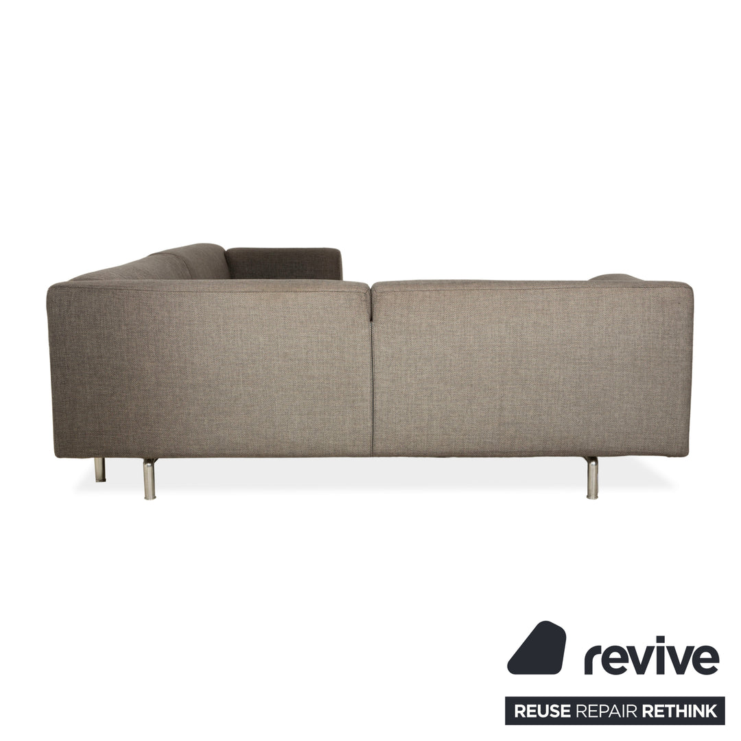 Cassina Met 250 Canapé d'angle en tissu Gris Canapé