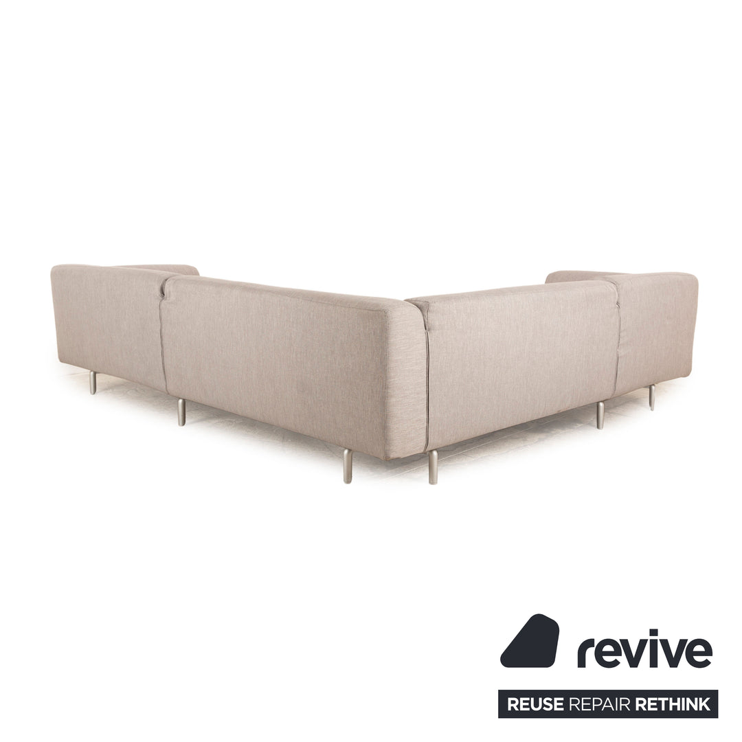 Cassina Met 250 Fabric Corner Sofa Grey Sofa Couch