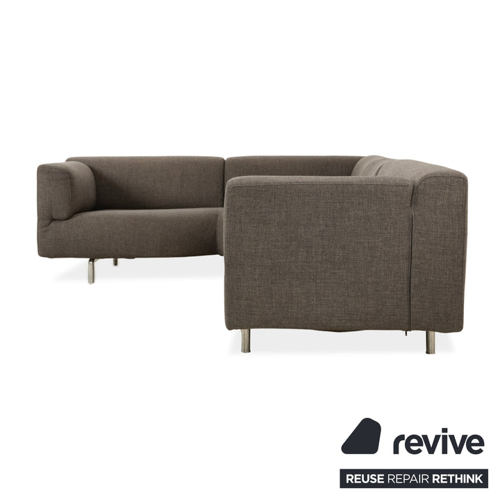 Cassina Met 250 Canapé d'angle en tissu Gris Canapé