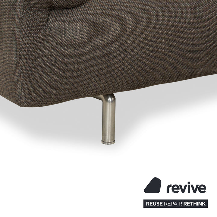 Cassina Met 250 Canapé d'angle en tissu Gris Canapé