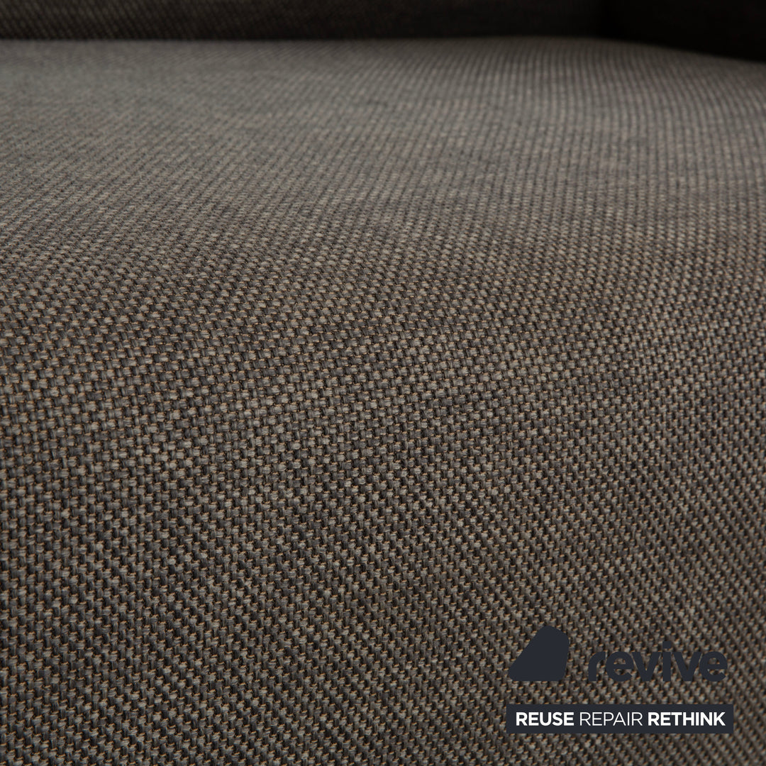 Cassina Met 250 Canapé d'angle en tissu Gris Canapé