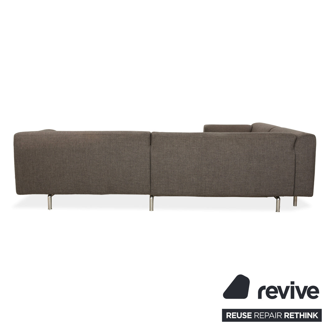 Cassina Met 250 Canapé d'angle en tissu Gris Canapé