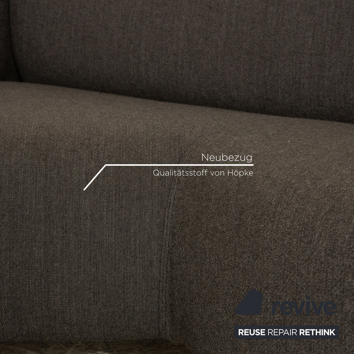 Cassina Met 250 canapé d'angle en tissu gris canapé méridienne gauche nouvelle housse