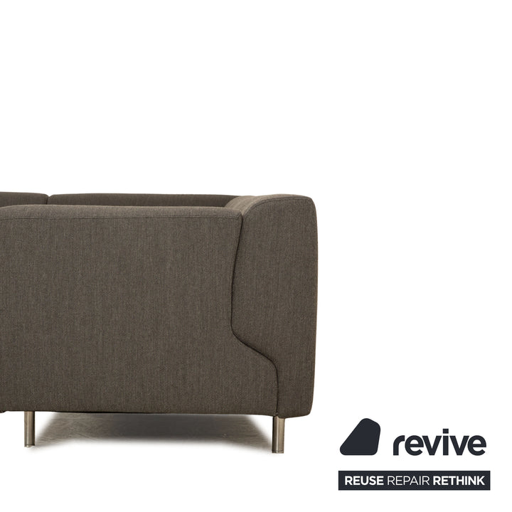 Cassina Met 250 canapé d'angle en tissu gris canapé méridienne gauche nouvelle housse