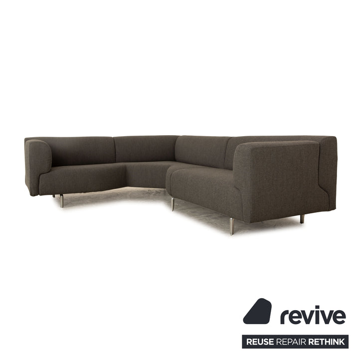 Cassina Met 250 canapé d'angle en tissu gris canapé méridienne gauche nouvelle housse