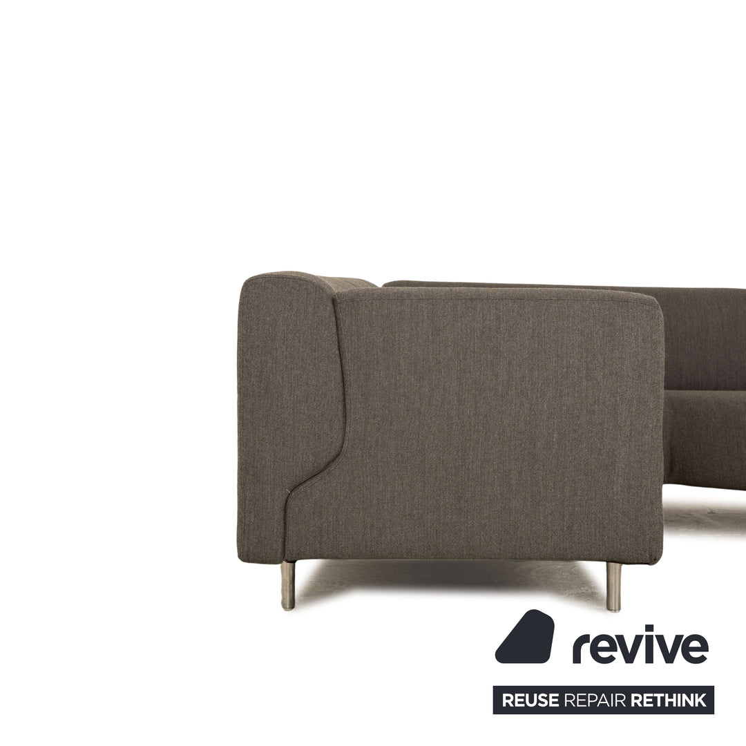 Cassina Met 250 canapé d'angle en tissu gris canapé méridienne gauche nouvelle housse