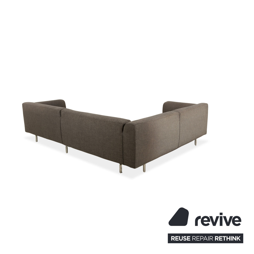 Cassina Met 250 Canapé d'angle en tissu Gris Canapé