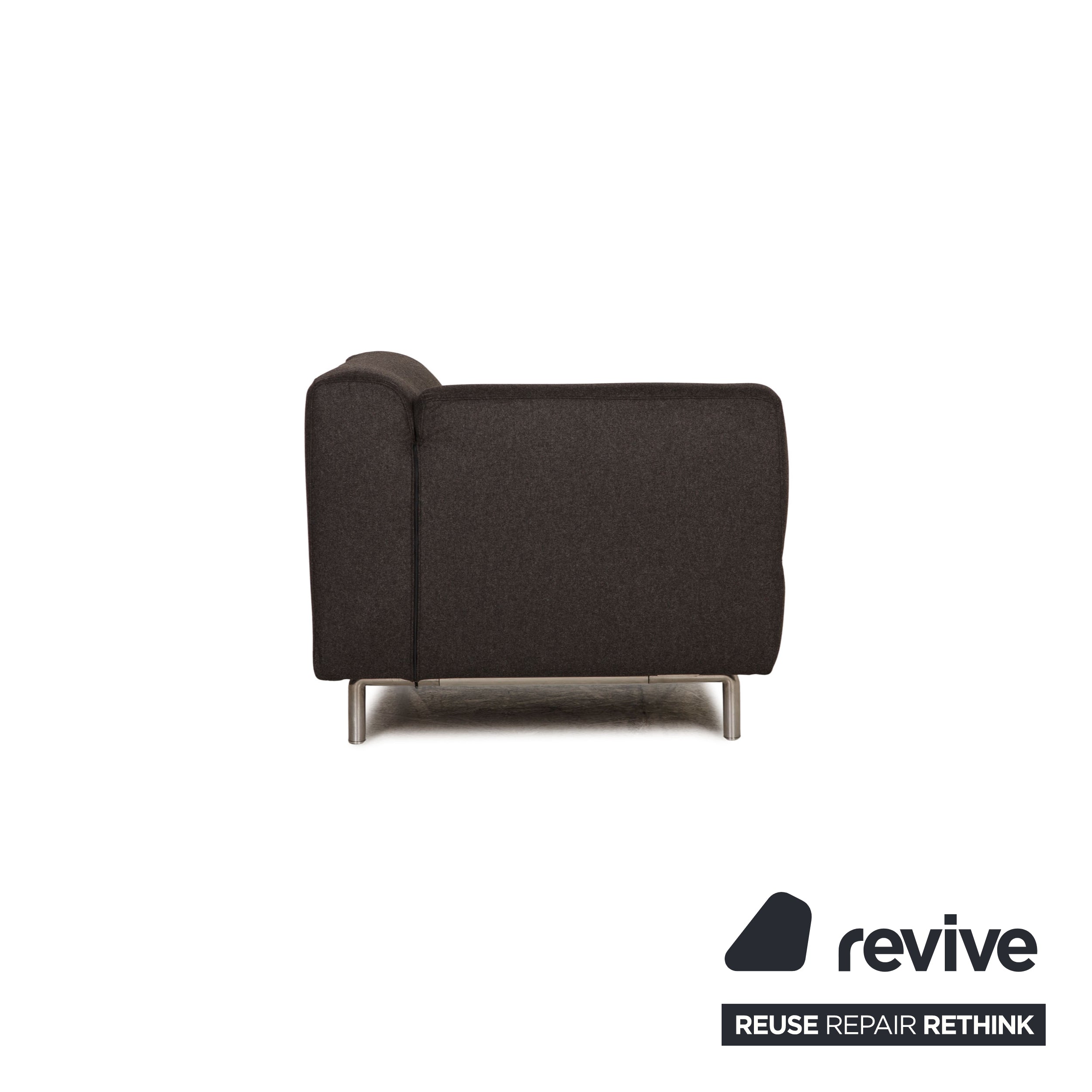 Cassina Met 250 Chaise Longue en Tissu Gris