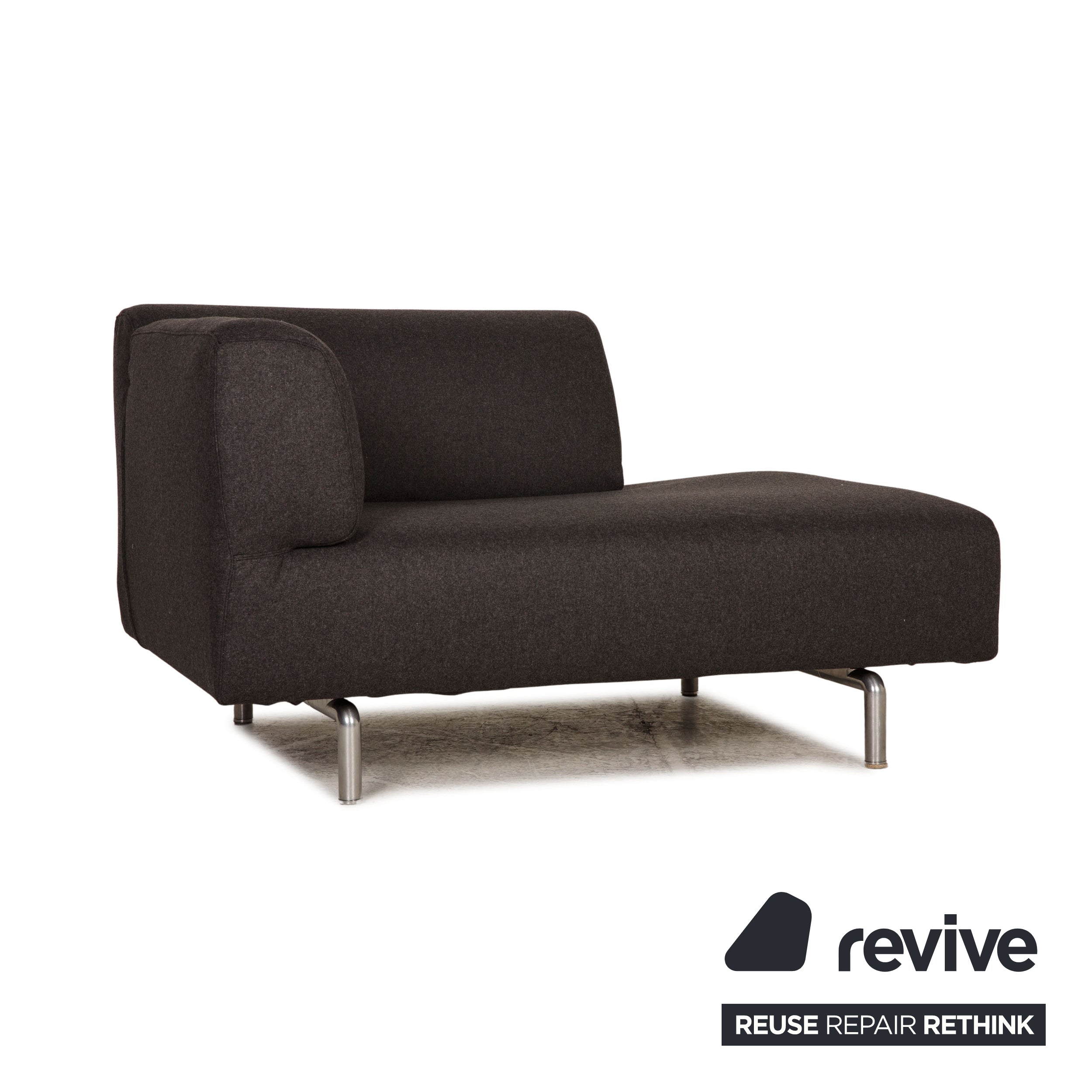 Cassina Met 250 Chaise Longue en Tissu Gris