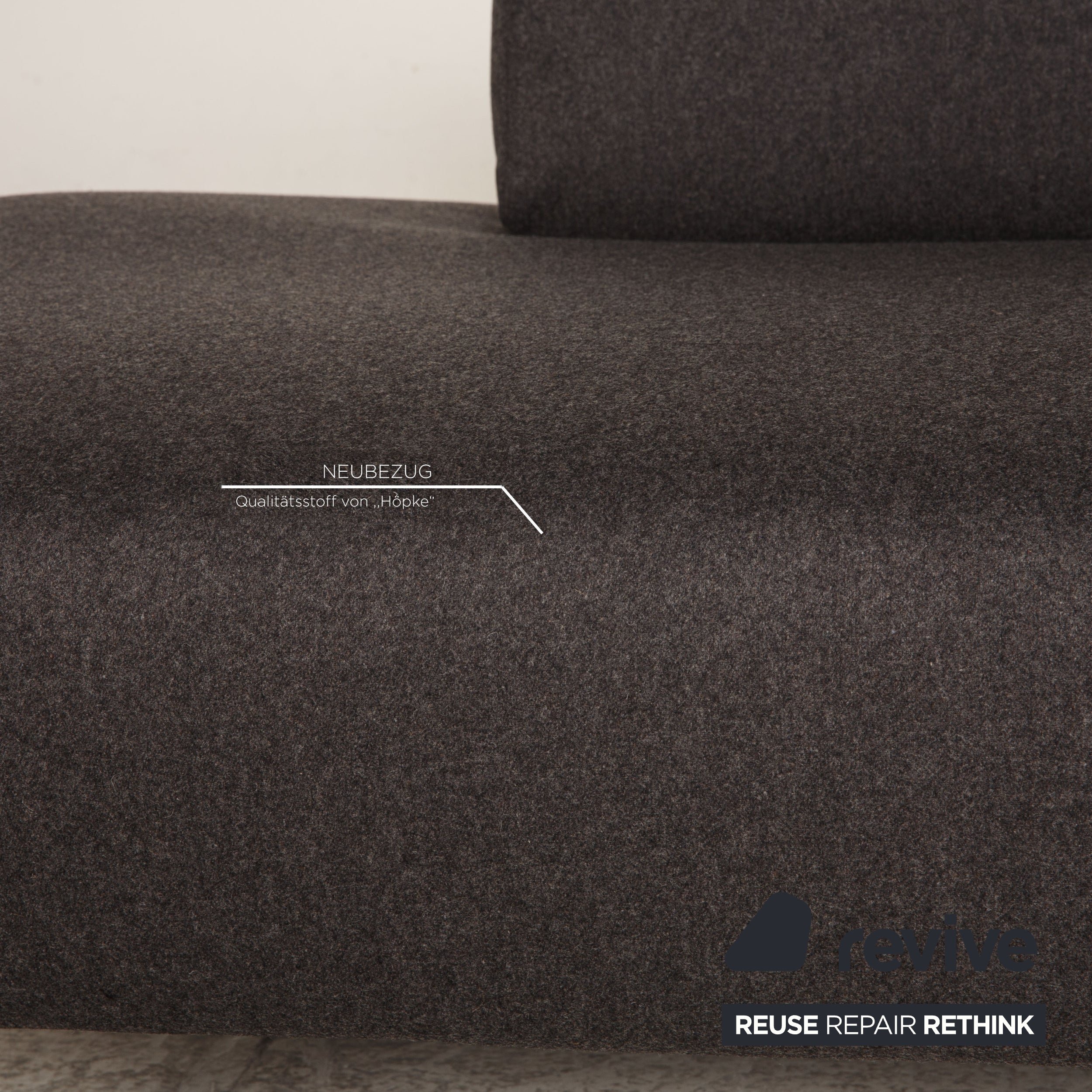 Cassina Met 250 Fabric Lounger Grey