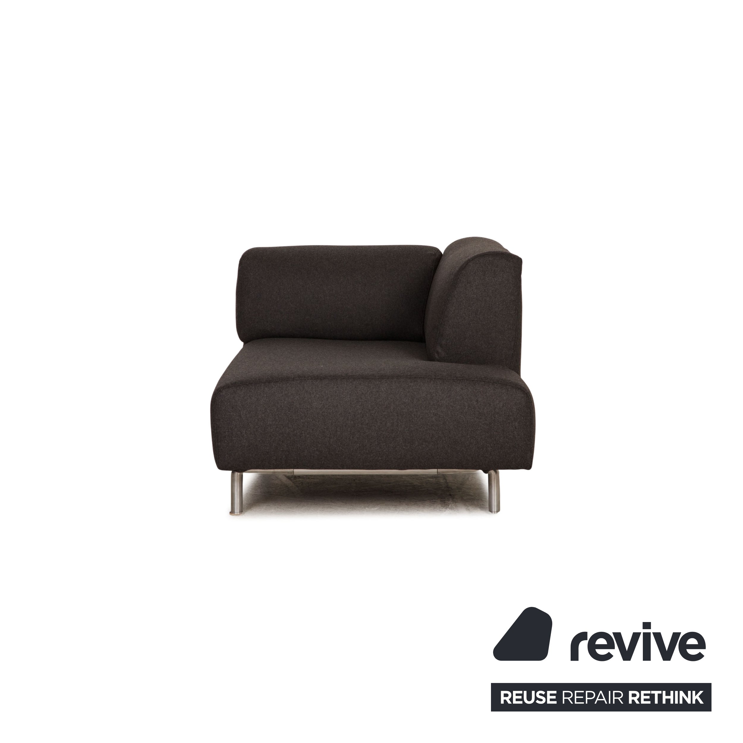 Cassina Met 250 Chaise Longue en Tissu Gris