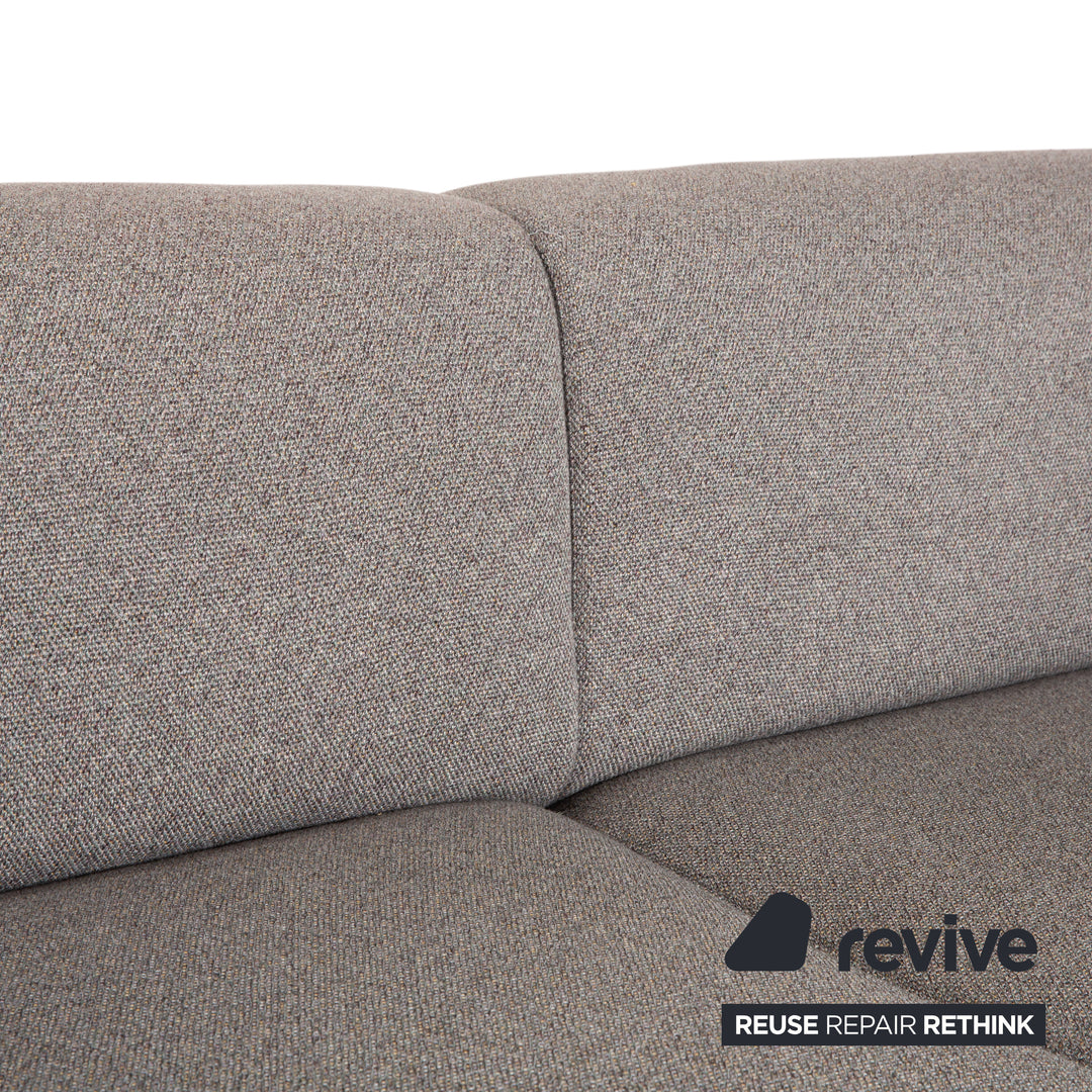 Canapé deux places Cassina Met 250 en tissu gris beige