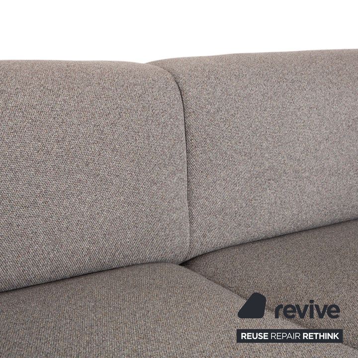 Canapé deux places Cassina Met 250 en tissu gris beige