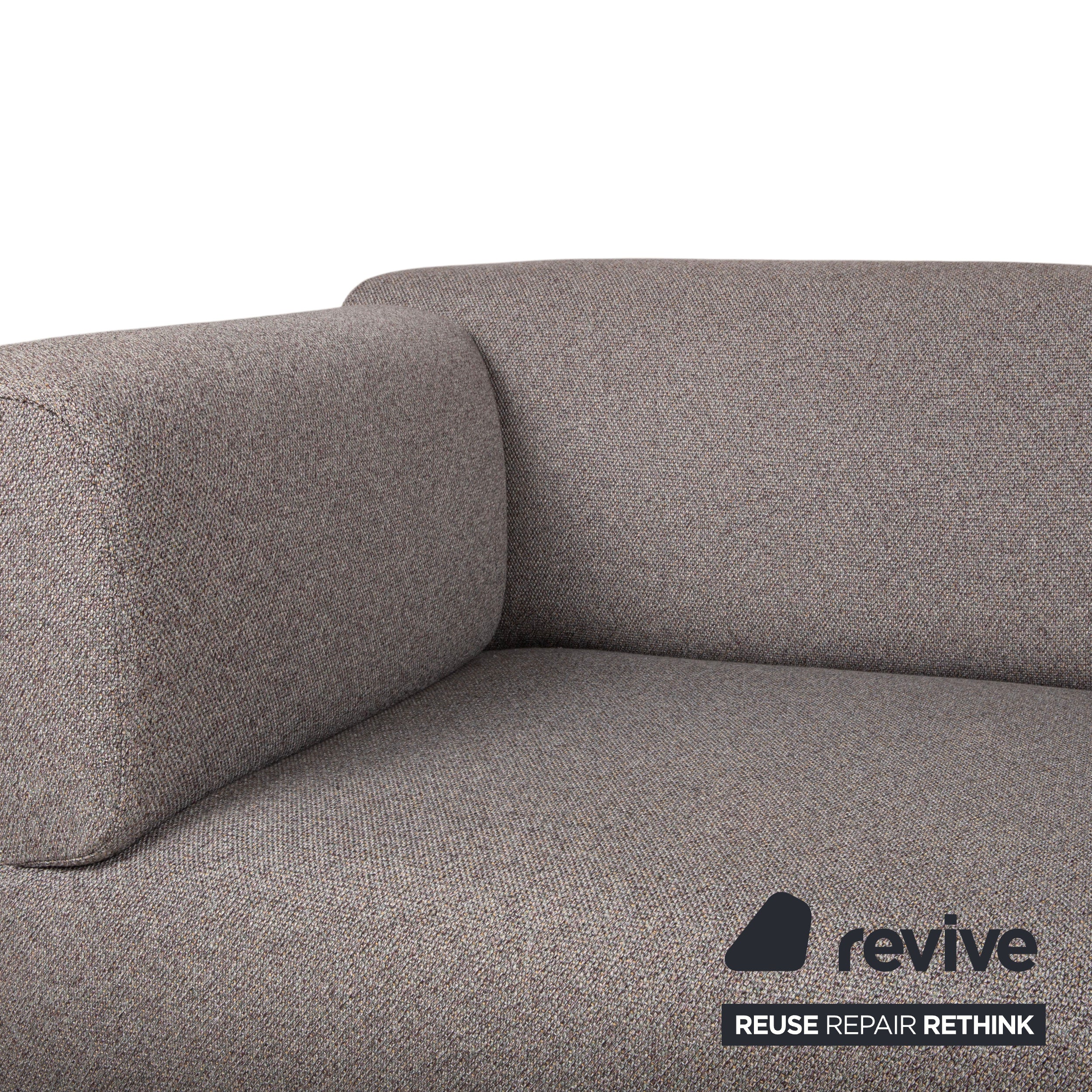 Cassina Met 250 Stoff Zweisitzer Grau Beige Sofa Couch
