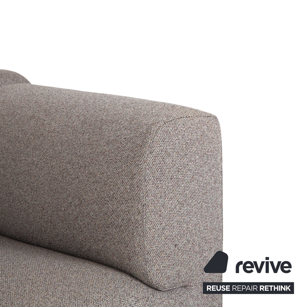 Canapé deux places Cassina Met 250 en tissu gris beige