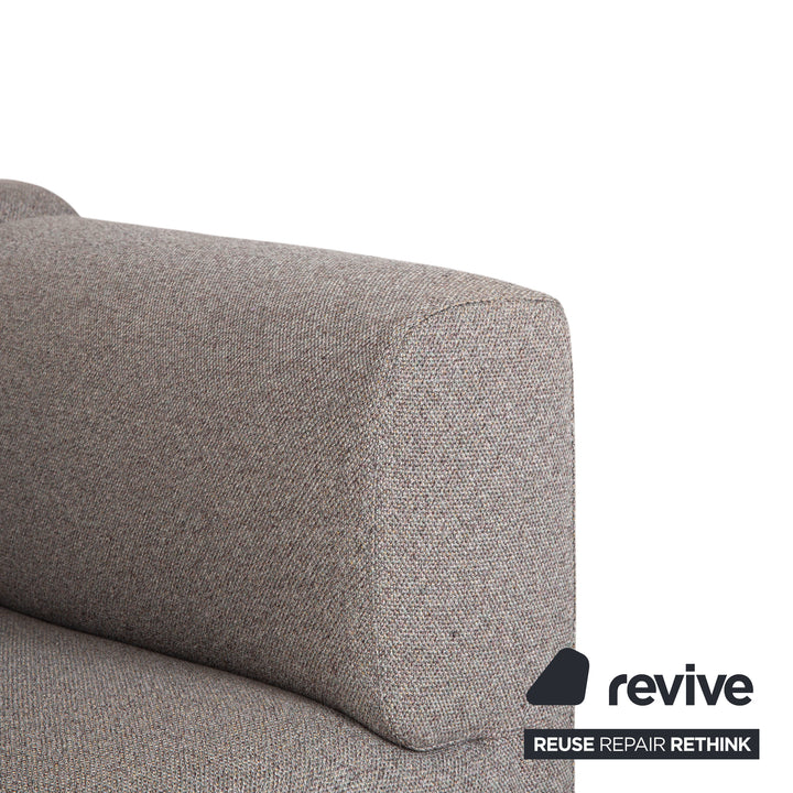 Canapé deux places Cassina Met 250 en tissu gris beige