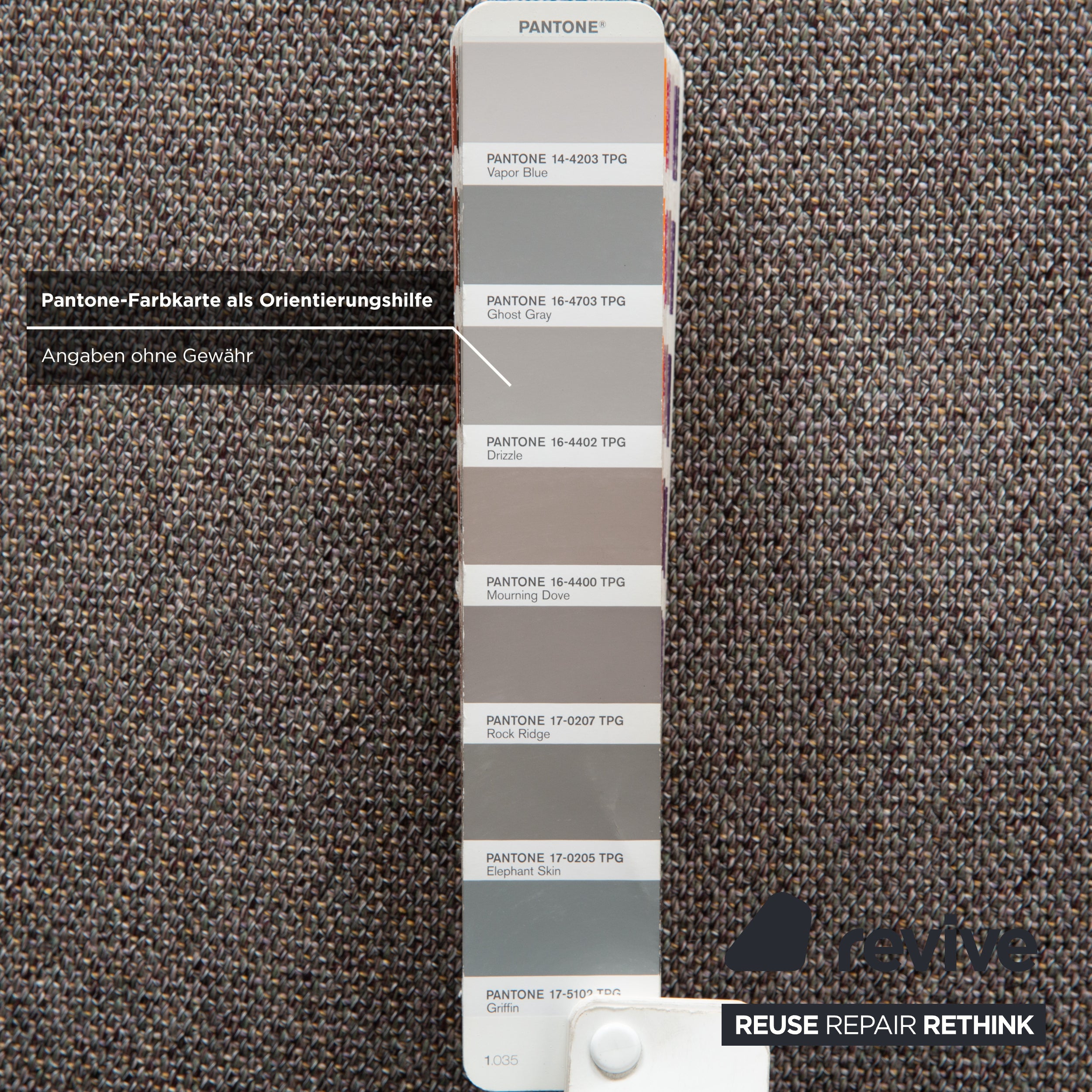 Cassina Met 250 Stoff Zweisitzer Grau Beige Sofa Couch