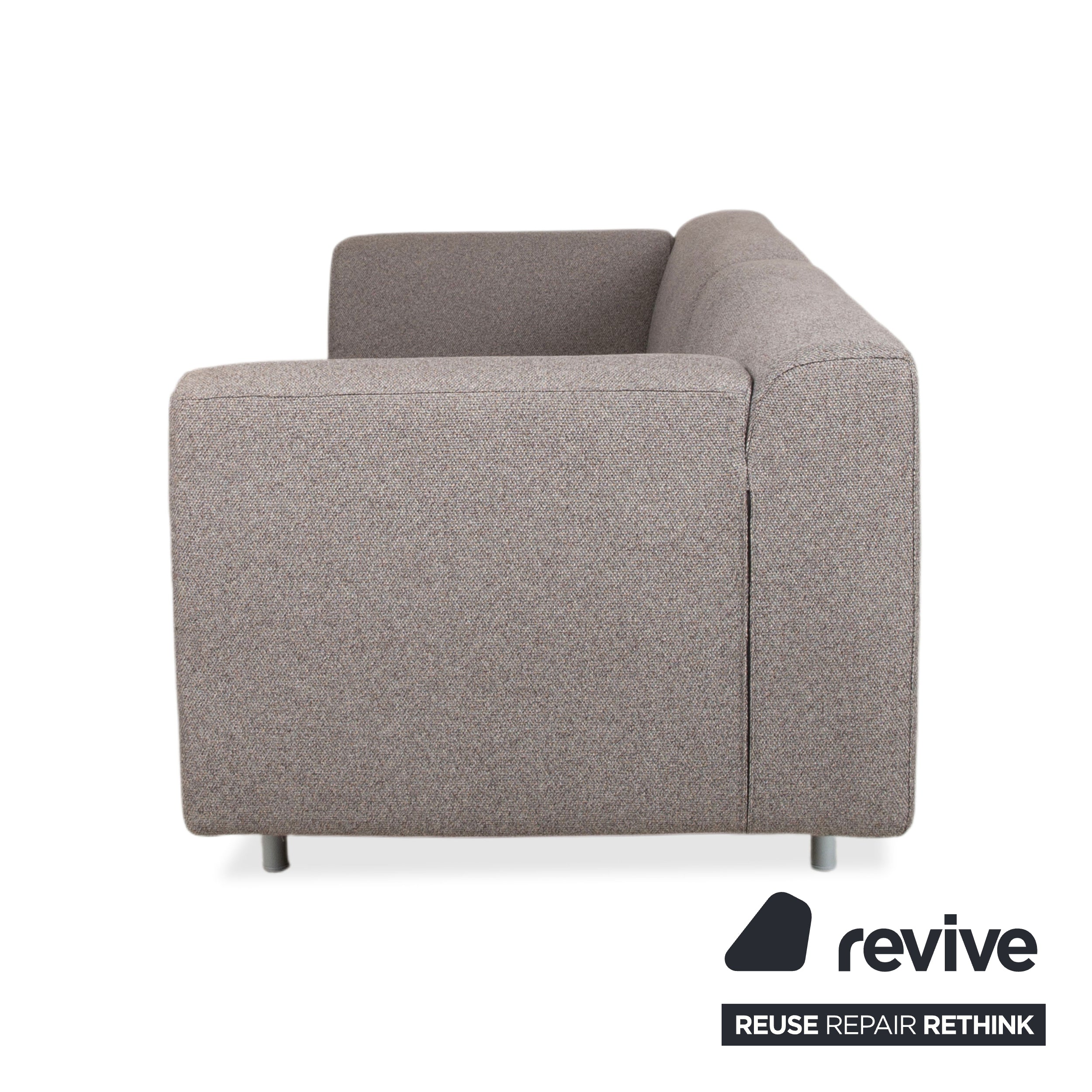 Cassina Met 250 Stoff Zweisitzer Grau Beige Sofa Couch