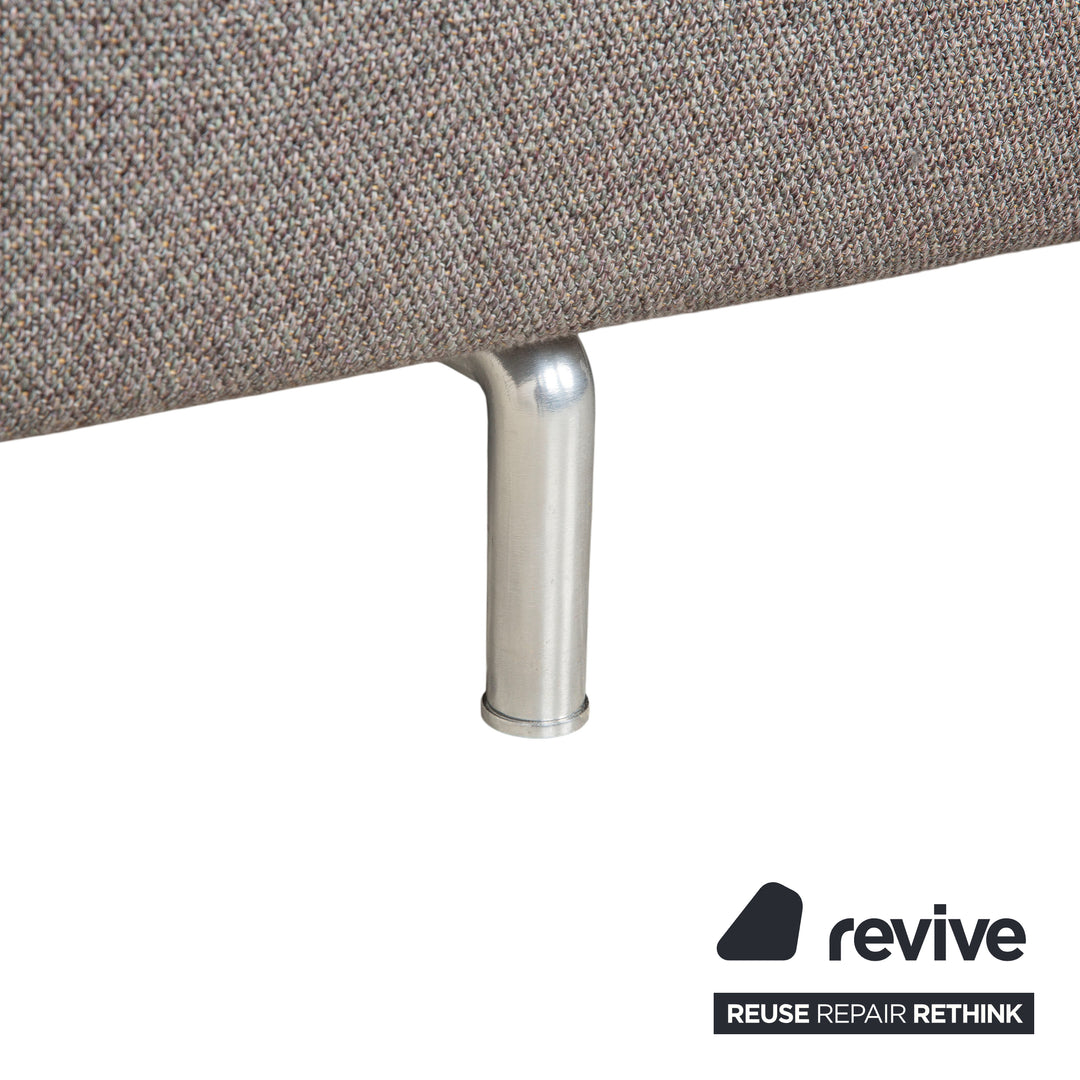 Canapé deux places Cassina Met 250 en tissu gris beige