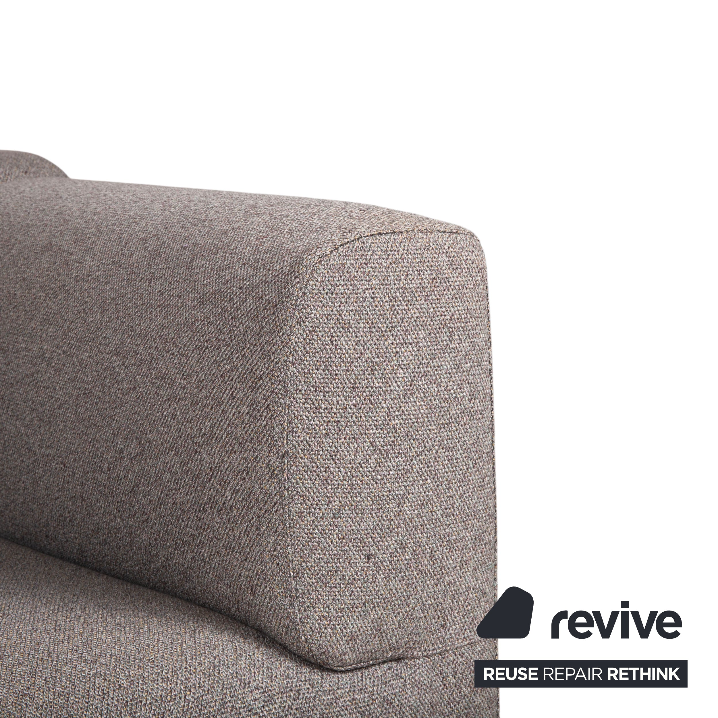 Cassina Met 250 Stoff Zweisitzer Grau Beige Sofa Couch