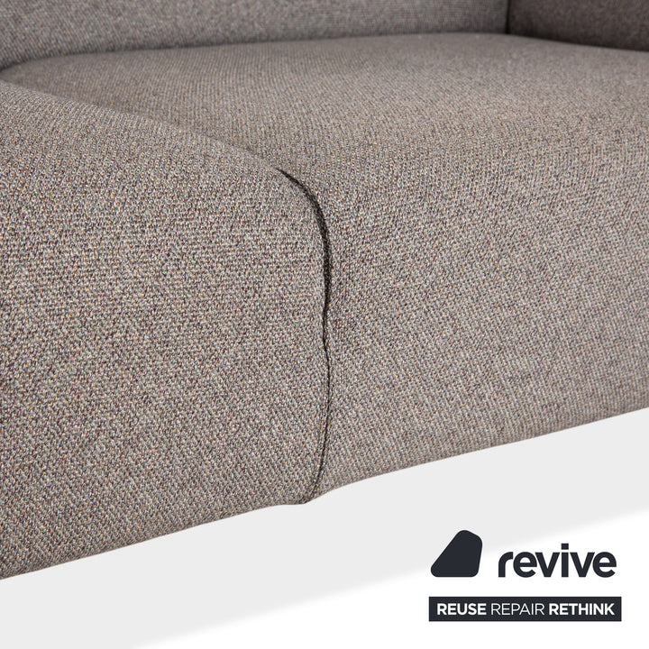 Canapé deux places Cassina Met 250 en tissu gris beige