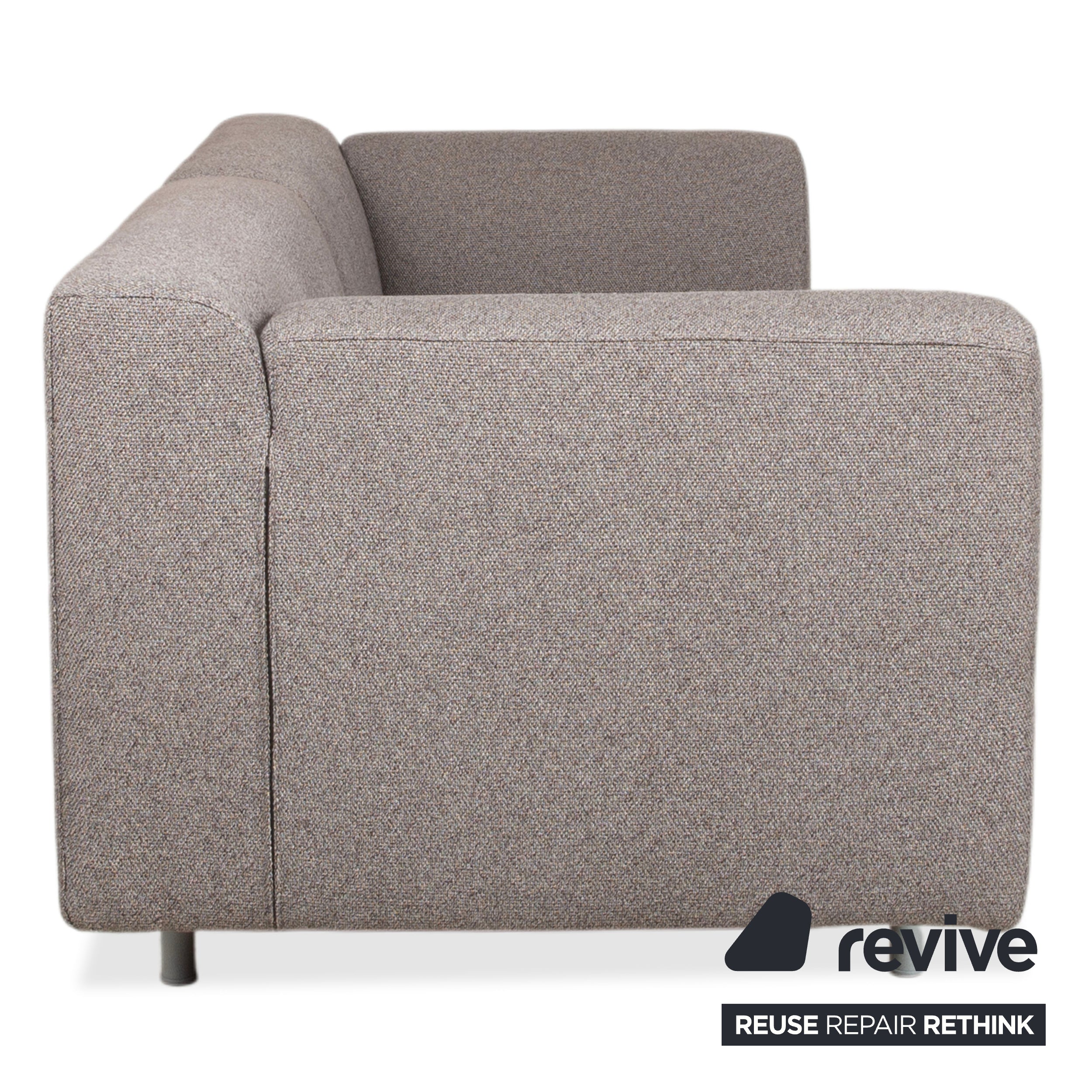 Cassina Met 250 Stoff Zweisitzer Grau Beige Sofa Couch