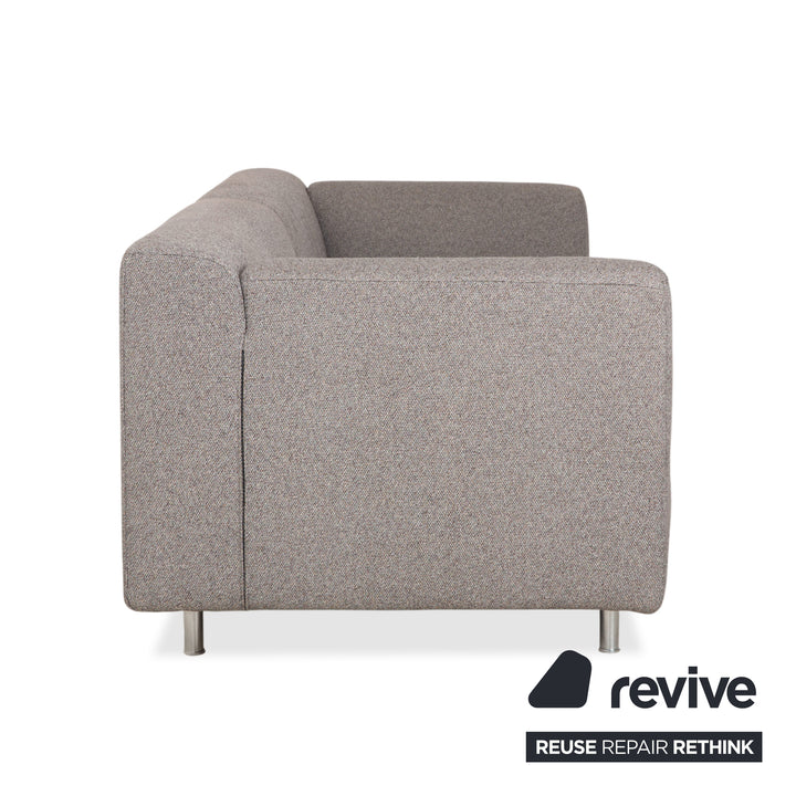 Canapé deux places Cassina Met 250 en tissu gris beige