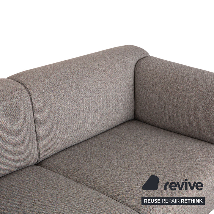 Canapé deux places Cassina Met 250 en tissu gris beige