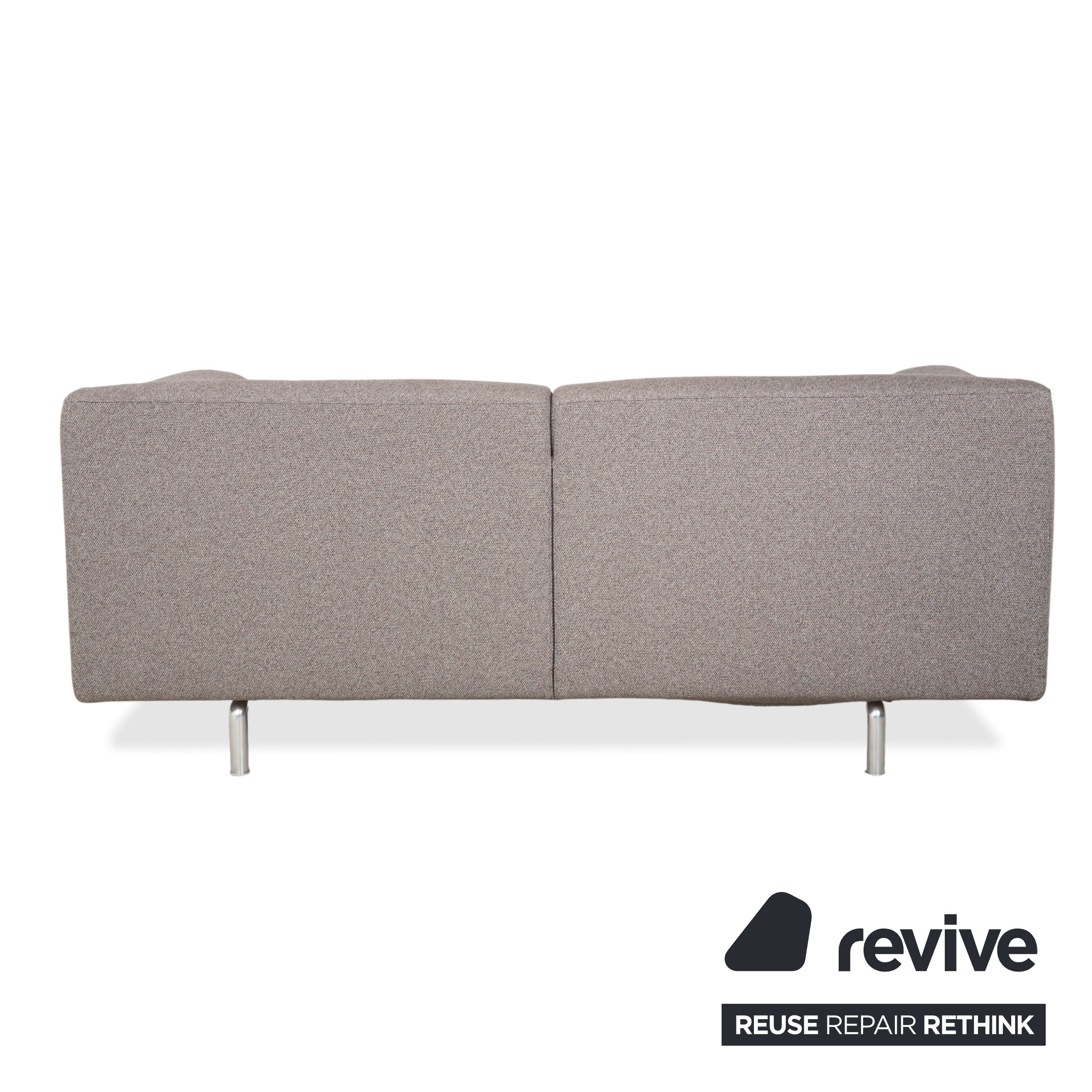 Cassina Met 250 Stoff Zweisitzer Grau Beige Sofa Couch