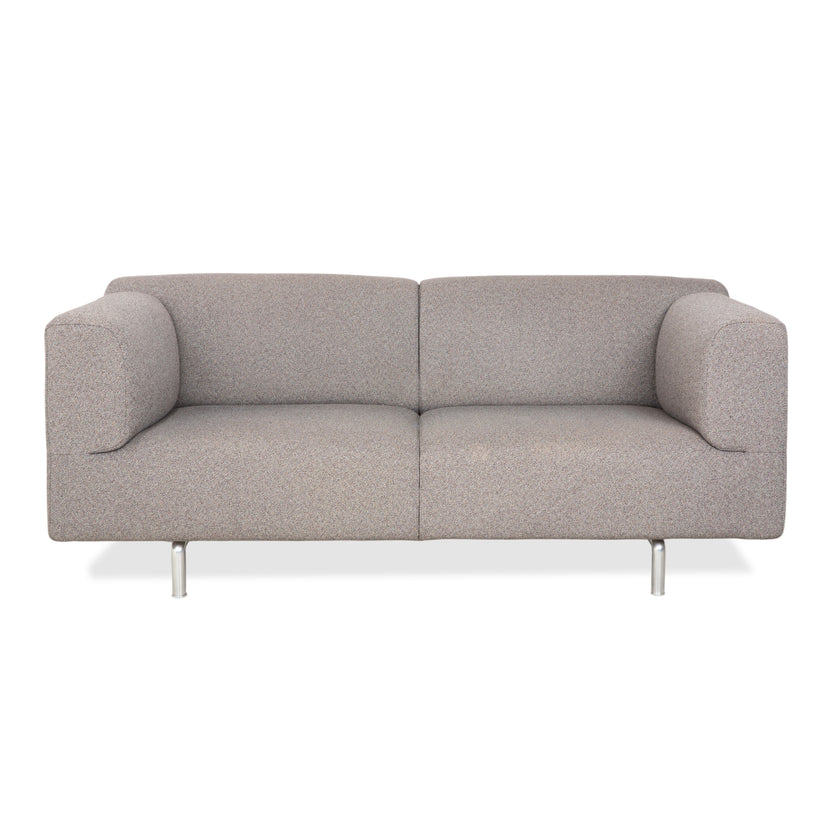 Cassina Met 250 Stoff Zweisitzer Grau Beige Sofa Couch