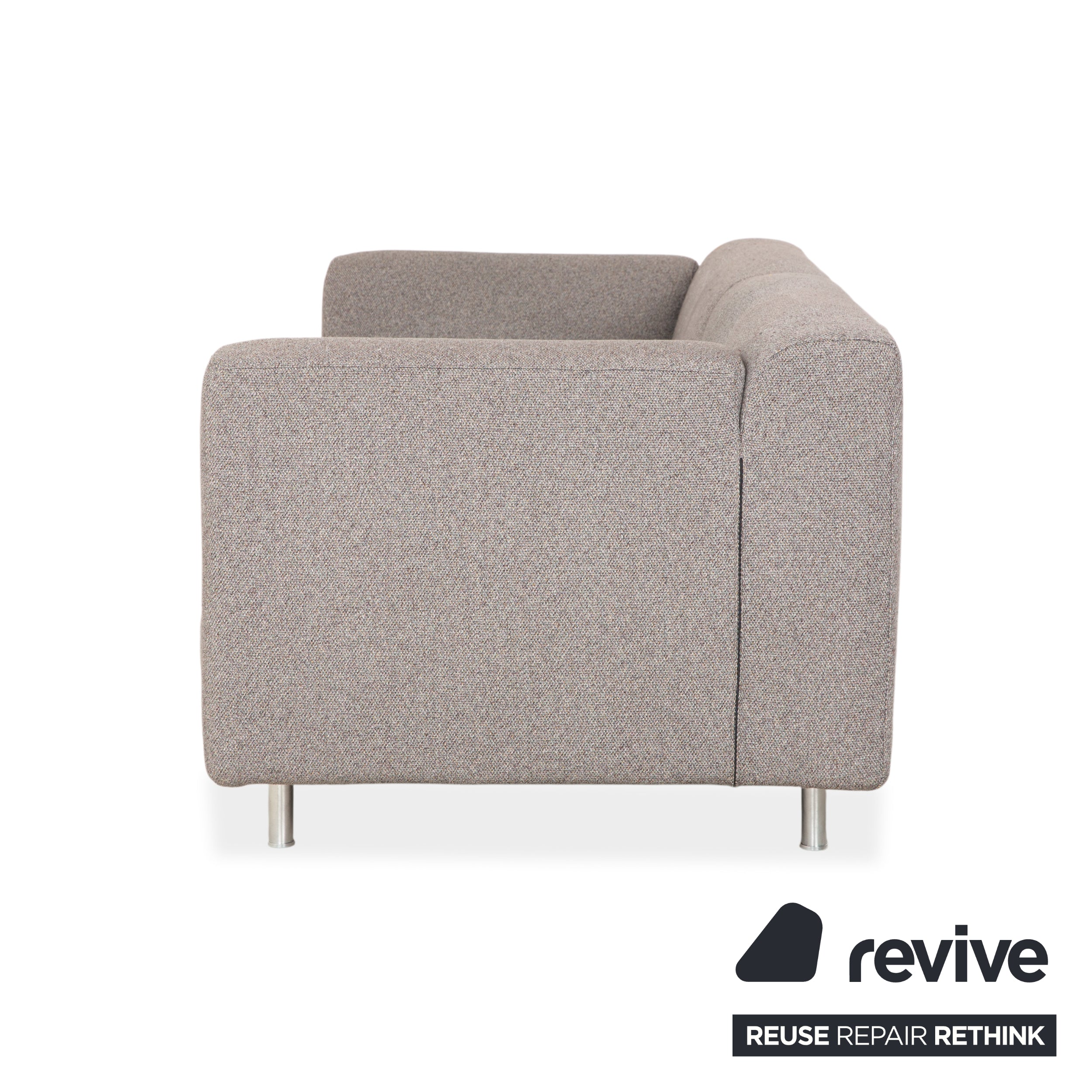 Cassina Met 250 Stoff Zweisitzer Grau Sofa Couch