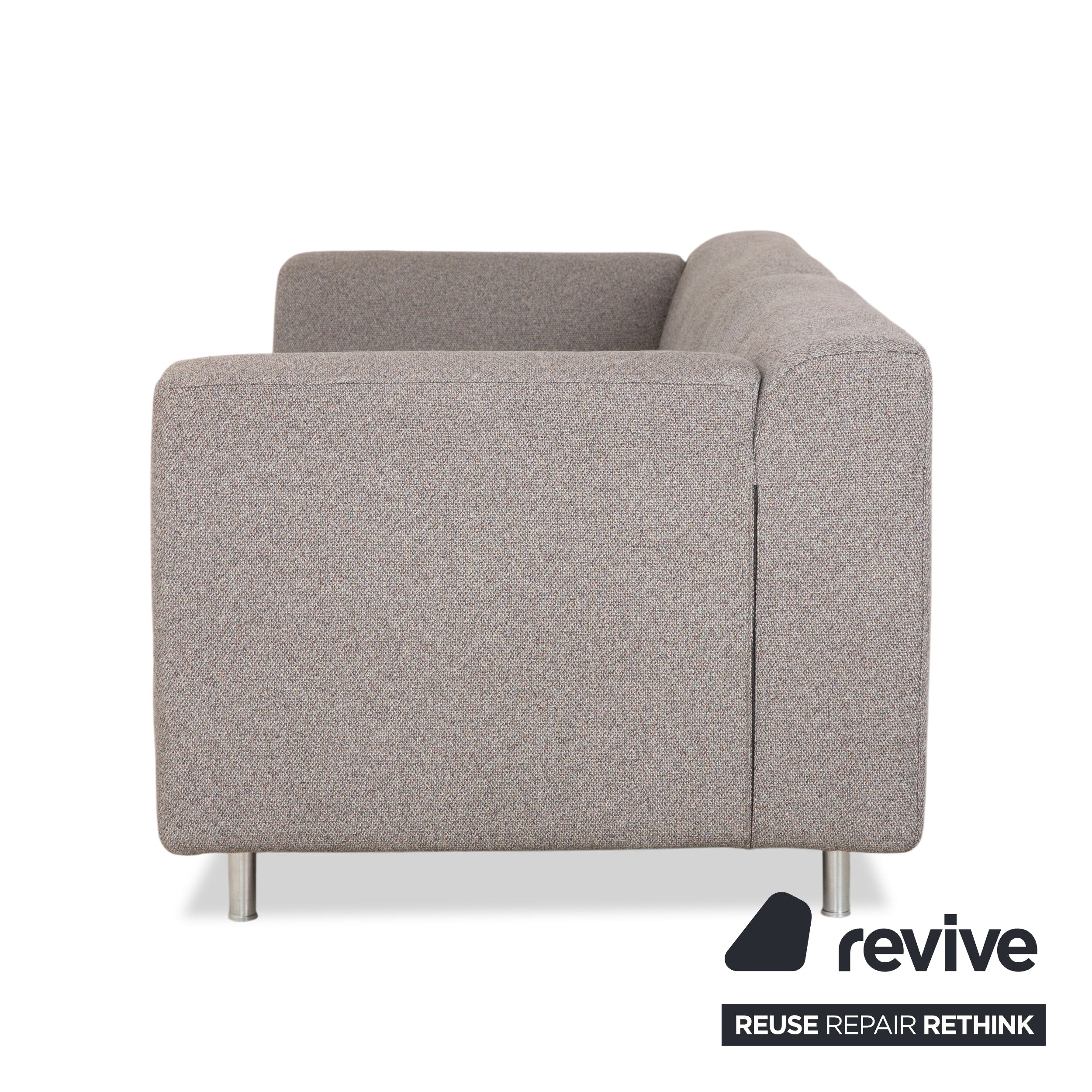 Cassina Met 250 Stoff Zweisitzer Grau Beige Sofa Couch