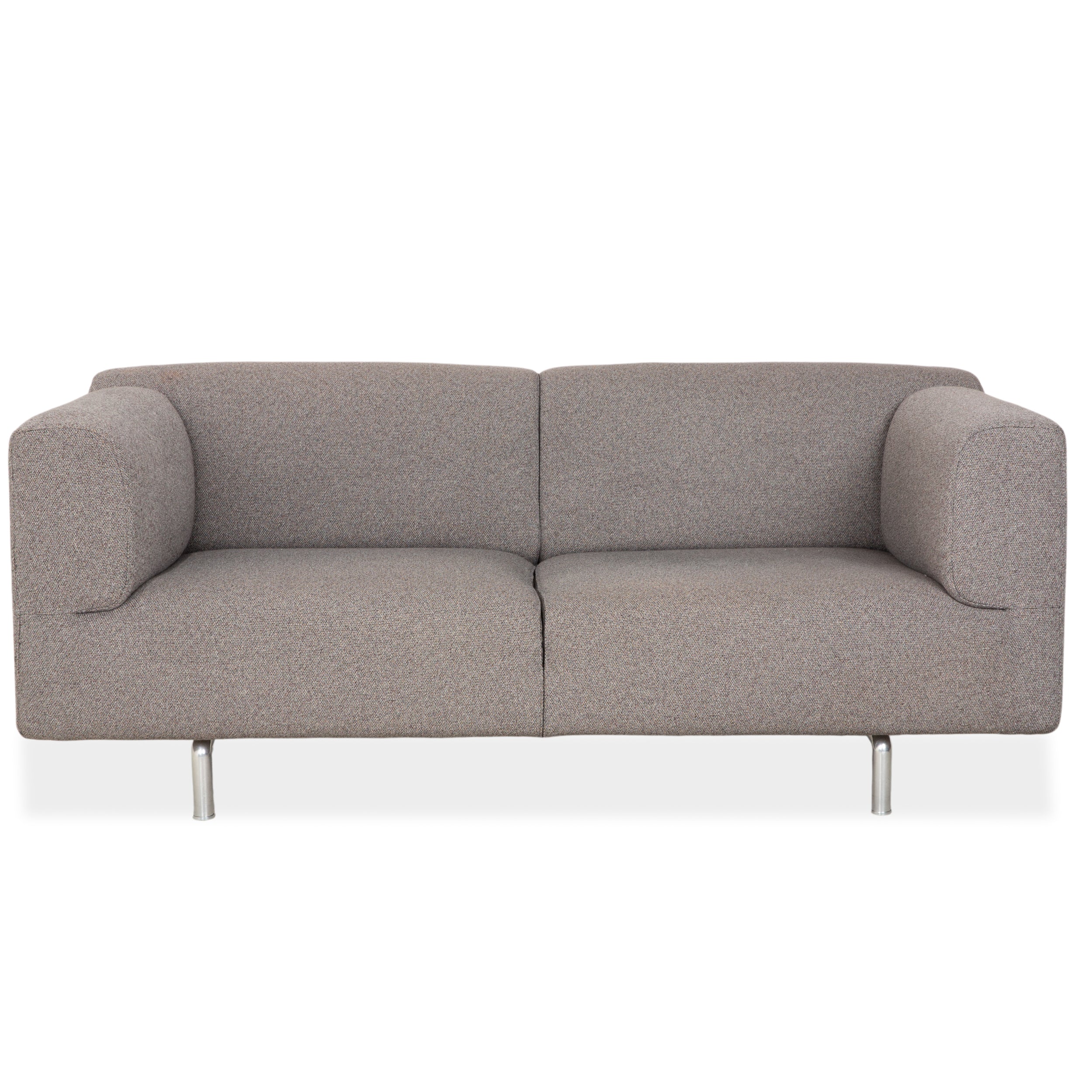 Cassina Met 250 Stoff Zweisitzer Grau Sofa Couch