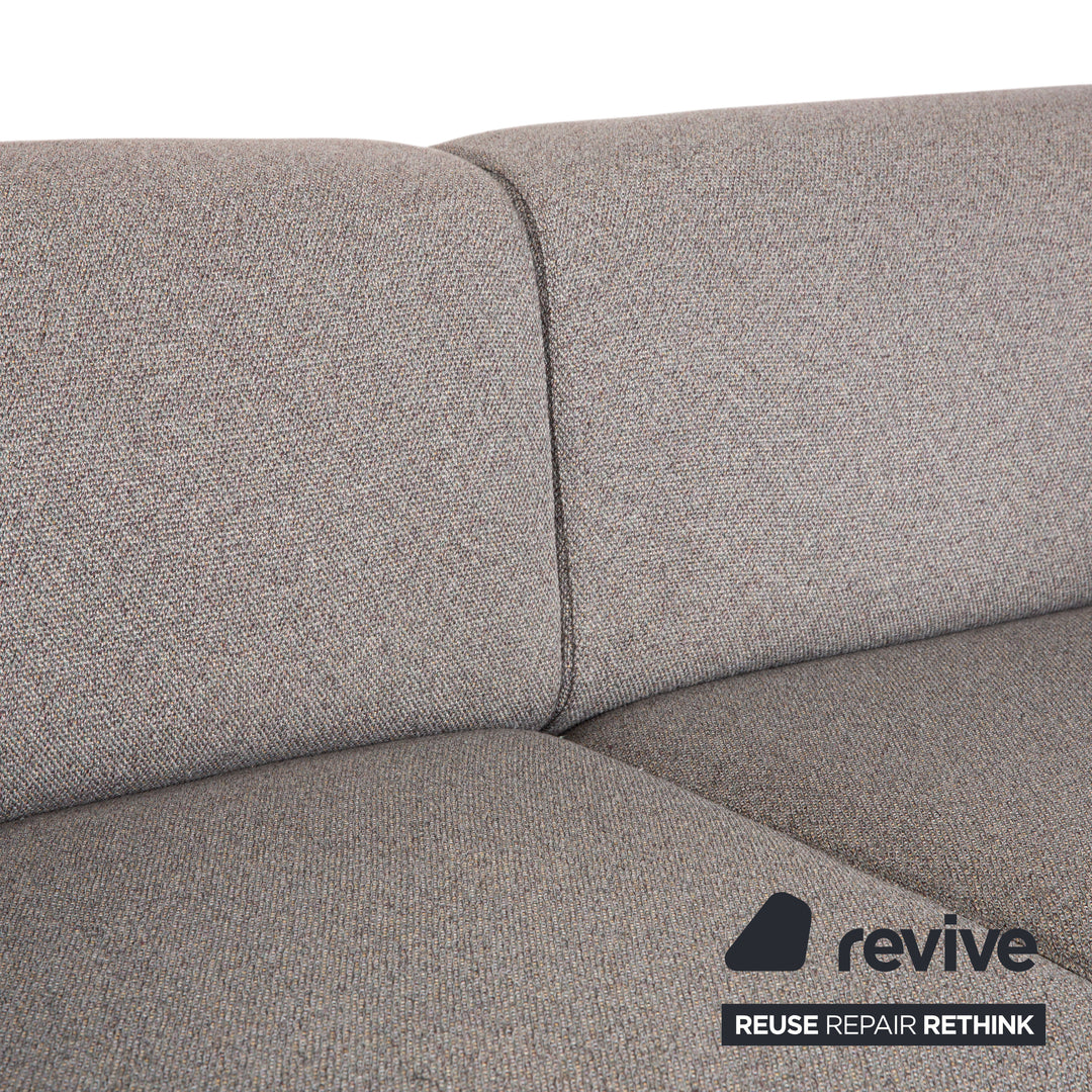 Canapé deux places Cassina Met 250 en tissu gris beige