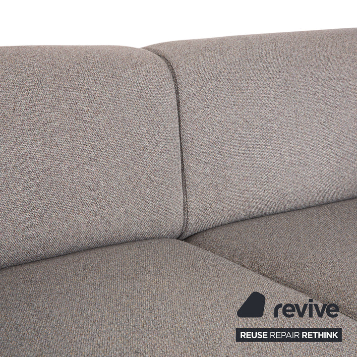 Canapé deux places Cassina Met 250 en tissu gris beige