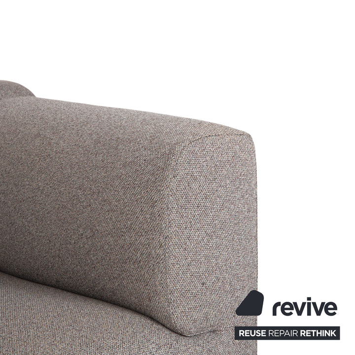 Canapé deux places Cassina Met 250 en tissu gris beige