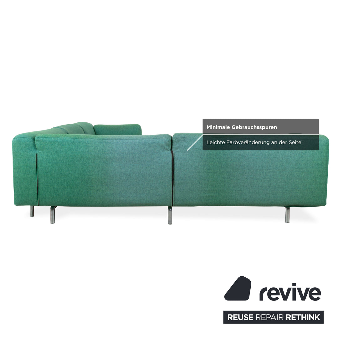 Cassina Met Stoff Ecksofa Türkis Sofa Couch