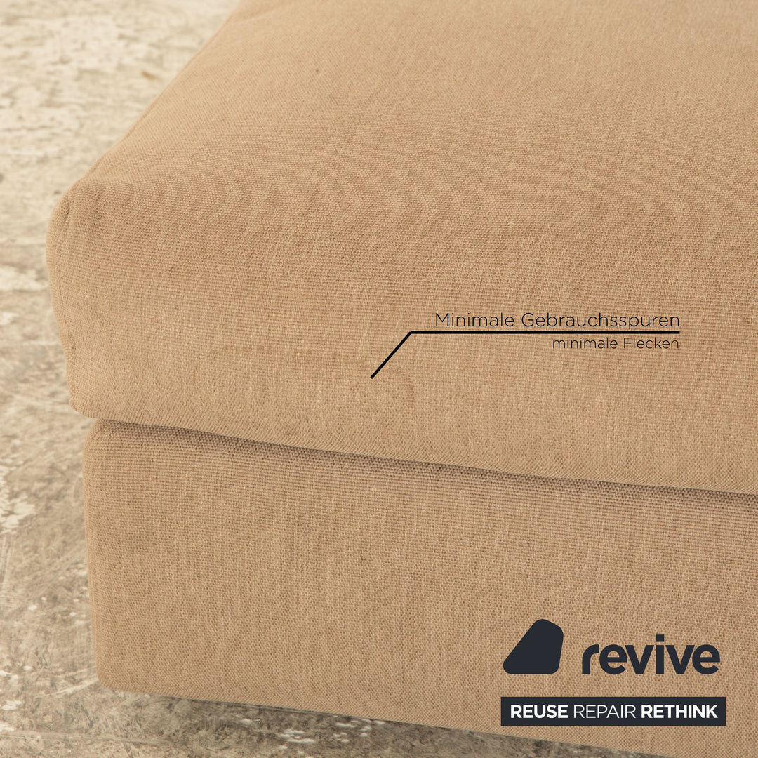 Cassina Miloe Fabric Stool Beige