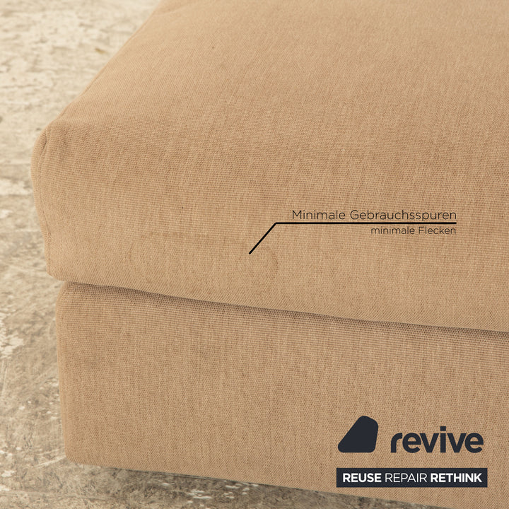 Cassina Miloe Fabric Stool Beige