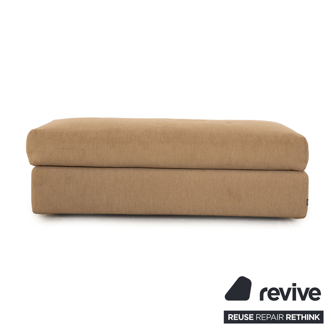 Cassina Miloe Stoff Hocker Beige