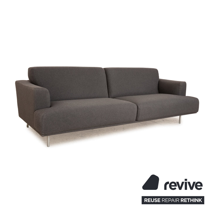 Cassina Nest Stoff Dreisitzer Grau Sofa Couch