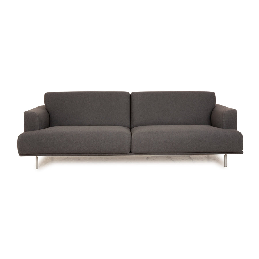 Cassina Nest Stoff Dreisitzer Grau Sofa Couch